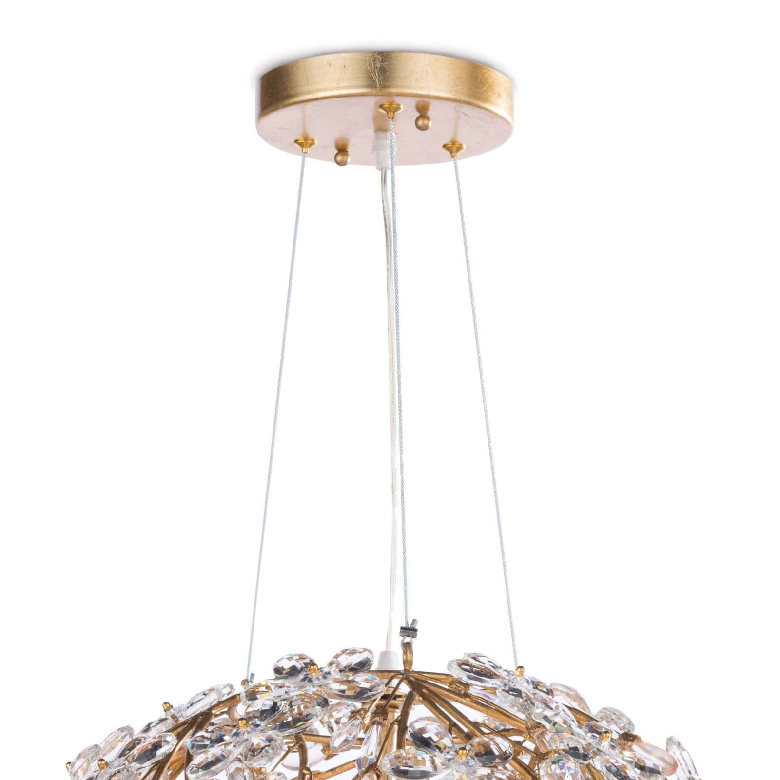 Cheshire Chandelier Small Gold Leaf By Regina Andrew | Chandeliers | Modishstore - 5