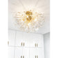 Poppy Glass Semi Flush Mount Clear By Regina Andrew | Ceiling Lamps | Modishstore