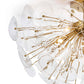 Poppy Glass Semi Flush Mount Clear By Regina Andrew | Ceiling Lamps | Modishstore - 4