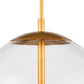Cafe Pendant Large Natural Brass By Regina Andrew | Pendant Lamps | Modishstore - 4