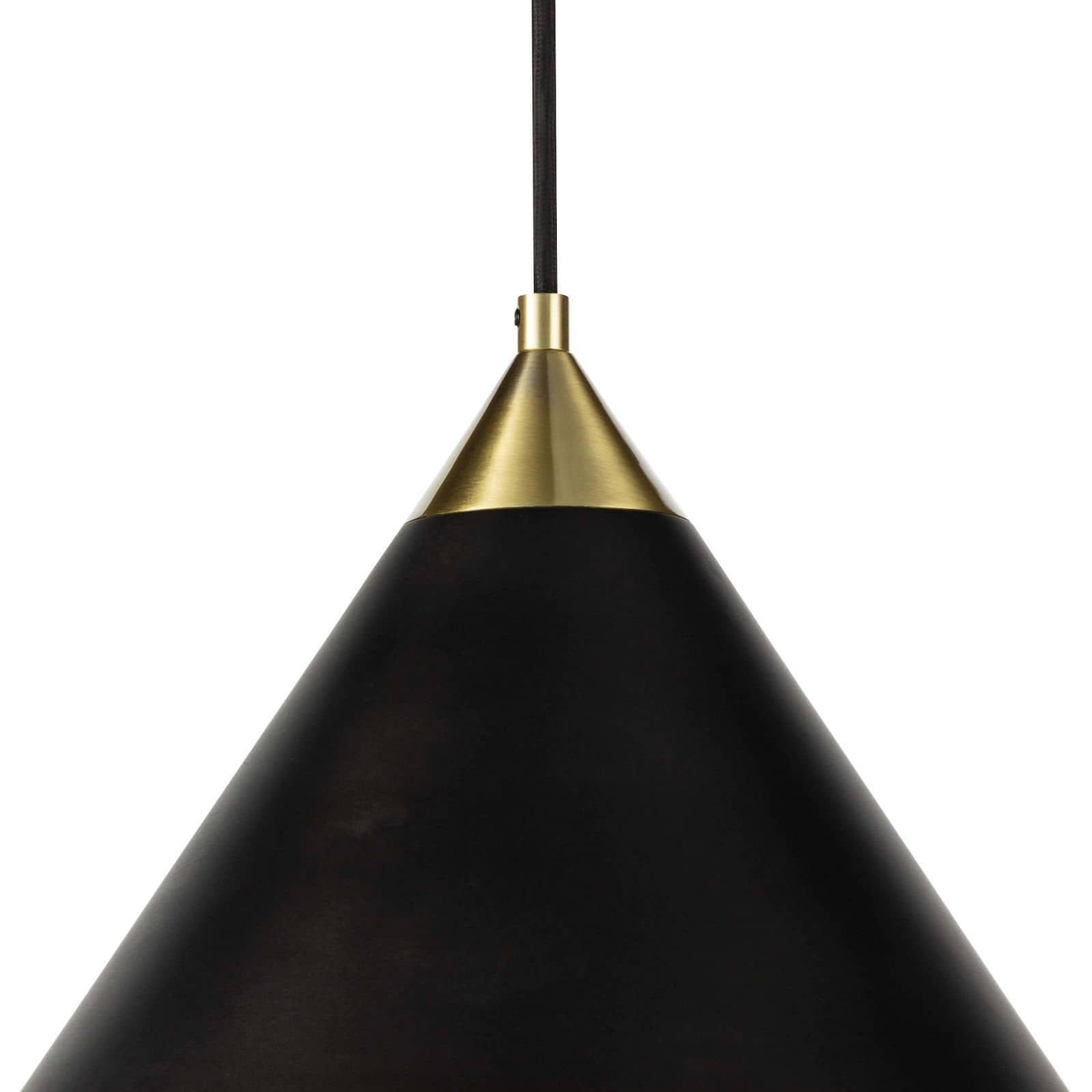 Hilton Pendant Blackened Brass And Natural Brass By Regina Andrew | Pendant Lamps | Modishstore - 2