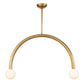 Happy Pendant Large Natural Brass By Regina Andrew | Pendant Lamps | Modishstore