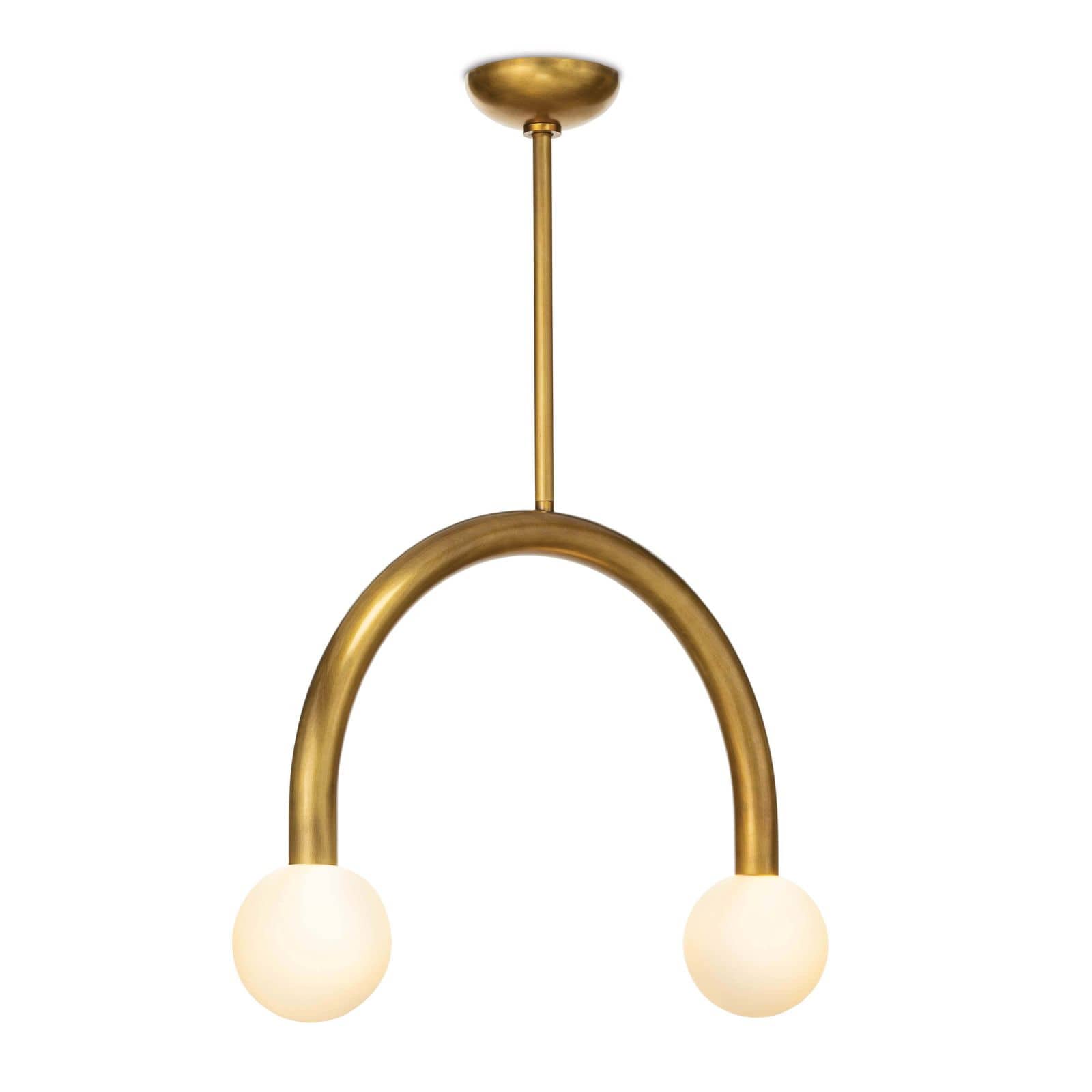 Happy Pendant Small Natural Brass By Regina Andrew | Pendant Lamps | Modishstore - 5