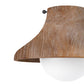 Surfside Wood Flush Mount Ebony By Regina Andrew | Ceiling Lamps | Modishstore - 10