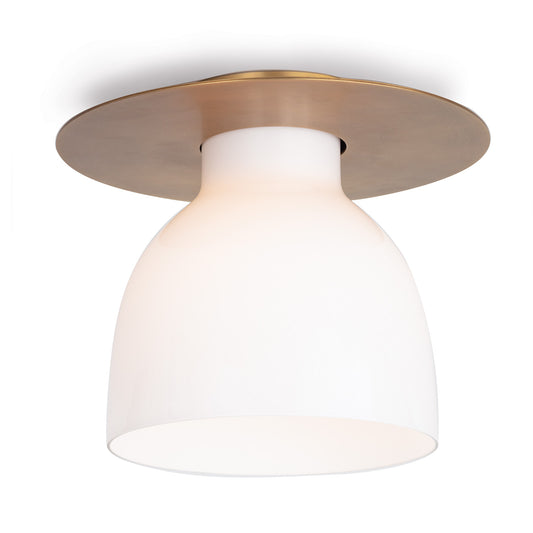 Mixer Flush Mount Natural Brass By Regina Andrew | Ceiling Lamps | Modishstore