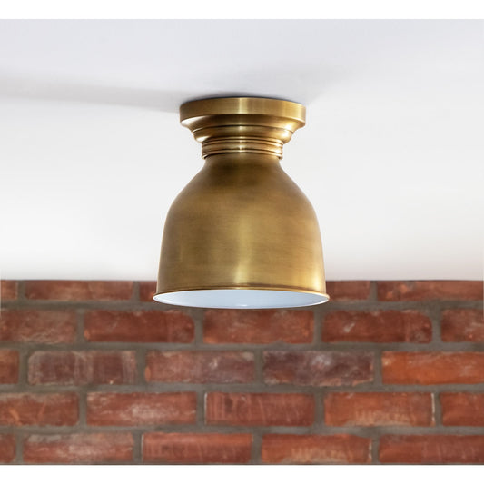 Pantry Flush Mount Natural Brass By Regina Andrew | Ceiling Lamps | Modishstore