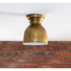 Southern Living Pantry Flush Mount Natural Brass By Regina Andrew