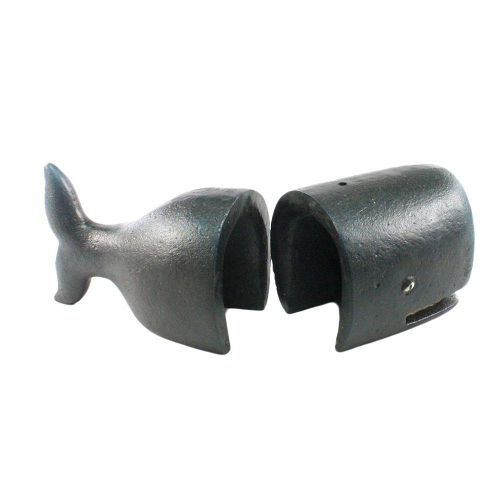 HomArt Whale Bookends - Cast Iron-4