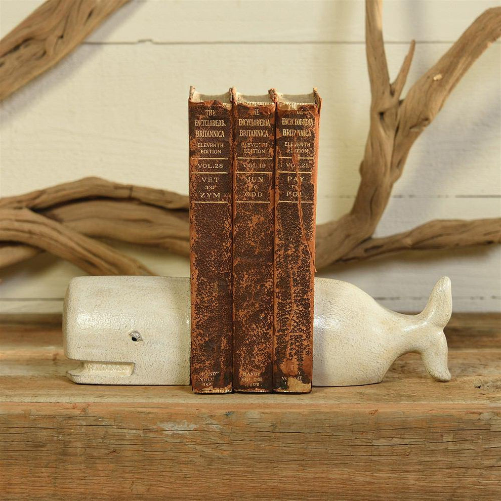 HomArt Whale Bookends - Cast Iron-7
