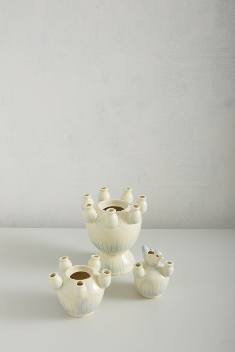 Mae Tulipiere Vase By Accent Decor | Vases | Modishstore - 4