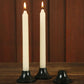 HomArt Brooks Taper Holder - Black - Set of 6 - Feature Image | Modishstore | Candle Holders