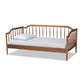 Baxton Studio Parson Classic Mid-Century Modern Walnut Brown Finished Wood Twin Size Daybed | Daybeds | Modishstore - 2