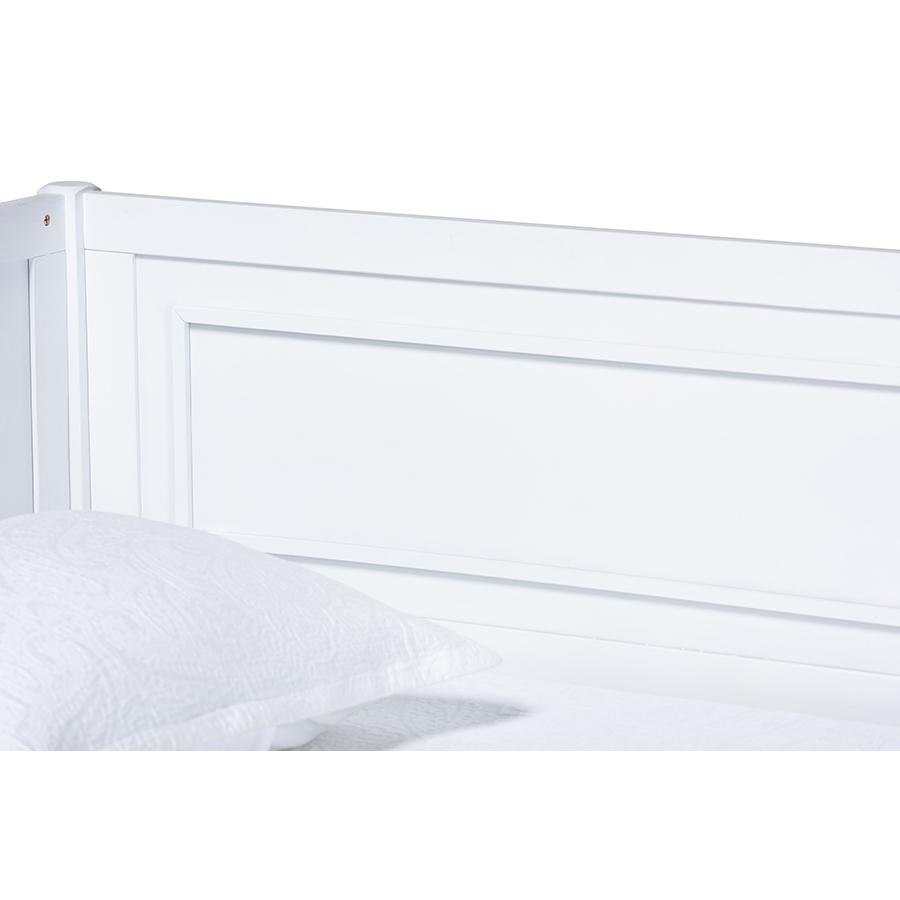Baxton Studio Daniella Modern and Contemporary White Finished Wood Daybed | Daybeds | Modishstore - 4