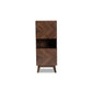 Baxton Studio Hartman Mid-Century Modern Walnut Brown Finished Wood Storage Cabinet | Cabinets | Modishstore - 3