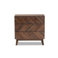 Baxton Studio Hartman Mid-Century Modern Walnut Brown Finished Wood 3-Drawer Storage Chest | Drawers | Modishstore - 3