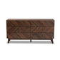 Baxton Studio Hartman Mid-Century Modern Walnut Brown Finished Wood 6-Drawer Dresser | Dressers | Modishstore - 3
