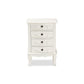 Baxton Studio Callen Classic and Traditional White Finished Wood 4-Drawer Nightstand | Nightstands | Modishstore - 3