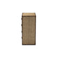 Baxton Studio Owen Mid-Century Modern Brown Fabric Upholstered 4-Drawer Accent Storage Cabinet | Cabinets | Modishstore - 4