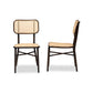 Baxton Studio Ivora Modern Bohemian Natural Brown Rattan 2-Piece Dining Chair Set | Dining Chairs | Modishstore - 3