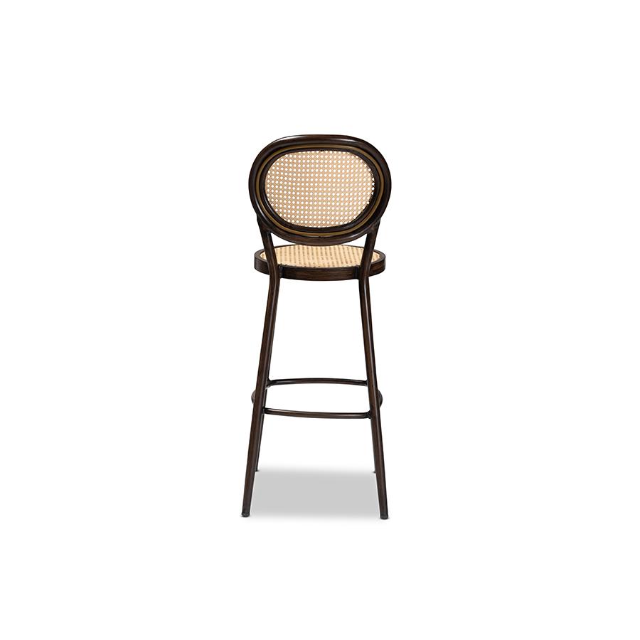 Baxton Studio Cacaban Modern Bohemian Natural Brown Rattan Accent Bench | Benches | Modishstore - 4