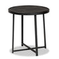 Baxton Studio Sadiya Modern Industrial Black Finished Metal Outdoor Side Table | Outdoor Tables | Modishstore