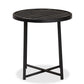 Baxton Studio Sadiya Modern Industrial Black Finished Metal Outdoor Side Table | Outdoor Tables | Modishstore - 2