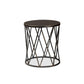 Baxton Studio Finnick Modern Industrial Antique Black finished Metal End Table | End Tables | Modishstore - 2