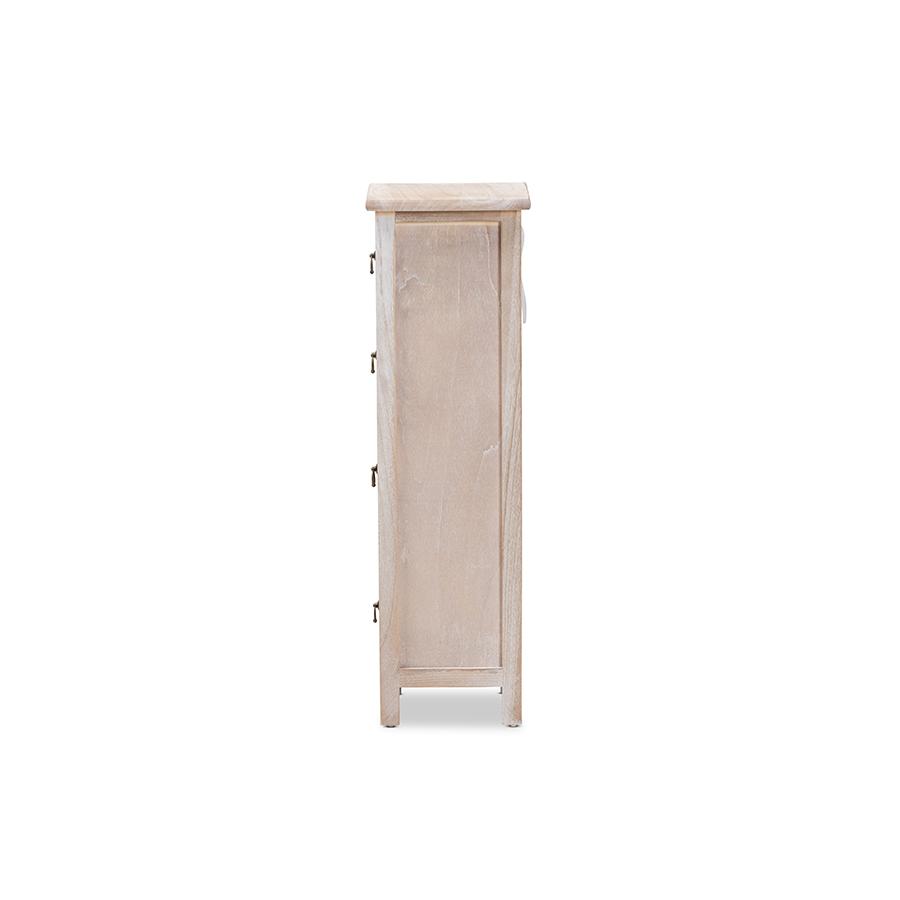 Baxton Studio Seanna Modern and Contemporary Multi-Colored Wood 4-Drawer Storage Unit | Cabinets | Modishstore - 4