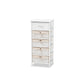 Baxton Studio Madelia Modern and Contemporary White Finished Wood and 1-Drawer Storage Unit | Cabinets | Modishstore