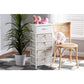 Baxton Studio Madelia Modern and Contemporary White Finished Wood and 1-Drawer Storage Unit | Cabinets | Modishstore - 2