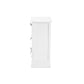 Baxton Studio Rianne Modern Transitional White Finished Wood 3-Basket Storage Unit | Cabinets | Modishstore - 4
