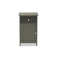 Baxton Studio Barend Mid-Century Modern Two-Tone Grey and Charcoal Finished Wood 1-Drawer Storage Cabinet | Cabinets | Modishstore - 3