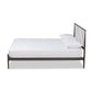 Baxton Studio Samir Modern Industrial Black Finished Metal Full Size Platform Bed | Beds | Modishstore - 3