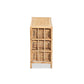 Baxton Studio Dariana Modern Bohemian Natural Brown Rattan 6-Drawer Storage Cabinet | Cabinets | Modishstore - 4