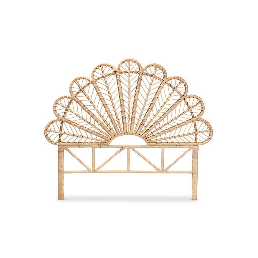 Baxton Studio Variel Rattan Headboard - Thumbnail 3
