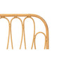 Baxton Studio Carrick Modern Bohemian Natural Brown Rattan Queen Size Wall-mount Headboard | Headboards | Modishstore - 3