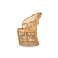 Baxton Studio Narva Modern Bohemian Natural Brown Rattan Accent Chair | Accent Chairs | Modishstore - 3