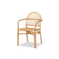 Baxton Studio Tugera Modern Bohemian Natural Brown Rattan Dining Chair | Dining Chairs | Modishstore