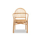 Baxton Studio Tugera Modern Bohemian Natural Brown Rattan Dining Chair | Dining Chairs | Modishstore - 2