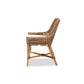 Baxton Studio Kyle Modern Bohemian Natural Brown Woven Rattan Dining Side Chair With Cushion | Dining Chairs | Modishstore - 3