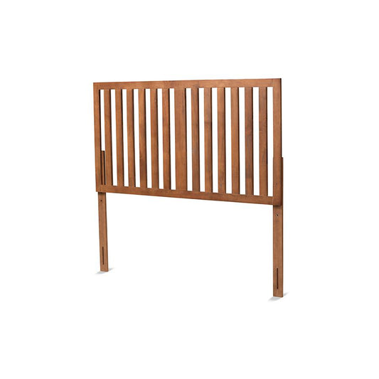 Baxton Studio Oren Modern and Transitional Ash Walnut Finished Wood Queen Size Headboard | Headboards | Modishstore