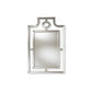 Baxton Studio Iria Modern and Contemporary Silver Finished Pagoda Wall Accent Mirror | Mirrors | Modishstore - 4