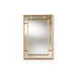 Baxton Studio Adra Modern and Contemporary Gold Finished Bamboo Accent Wall Mirror | Mirrors | Modishstore - 4