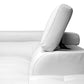 Baxton Studio Selma White Leather Modern Sectional Sofa | Sofas | Modishstore - 4