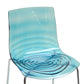 Baxton Studio Marisse Blue Plastic Modern Dining Chair (Set of 2) | Dining Chairs | Modishstore - 3