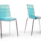 Baxton Studio Marisse Blue Plastic Modern Dining Chair (Set of 2) | Dining Chairs | Modishstore