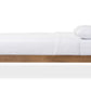 Baxton Studio Loafey Mid-Century Modern Solid Walnut Wood Window-Pane Style King Size Platform Bed | Beds | Modishstore - 2