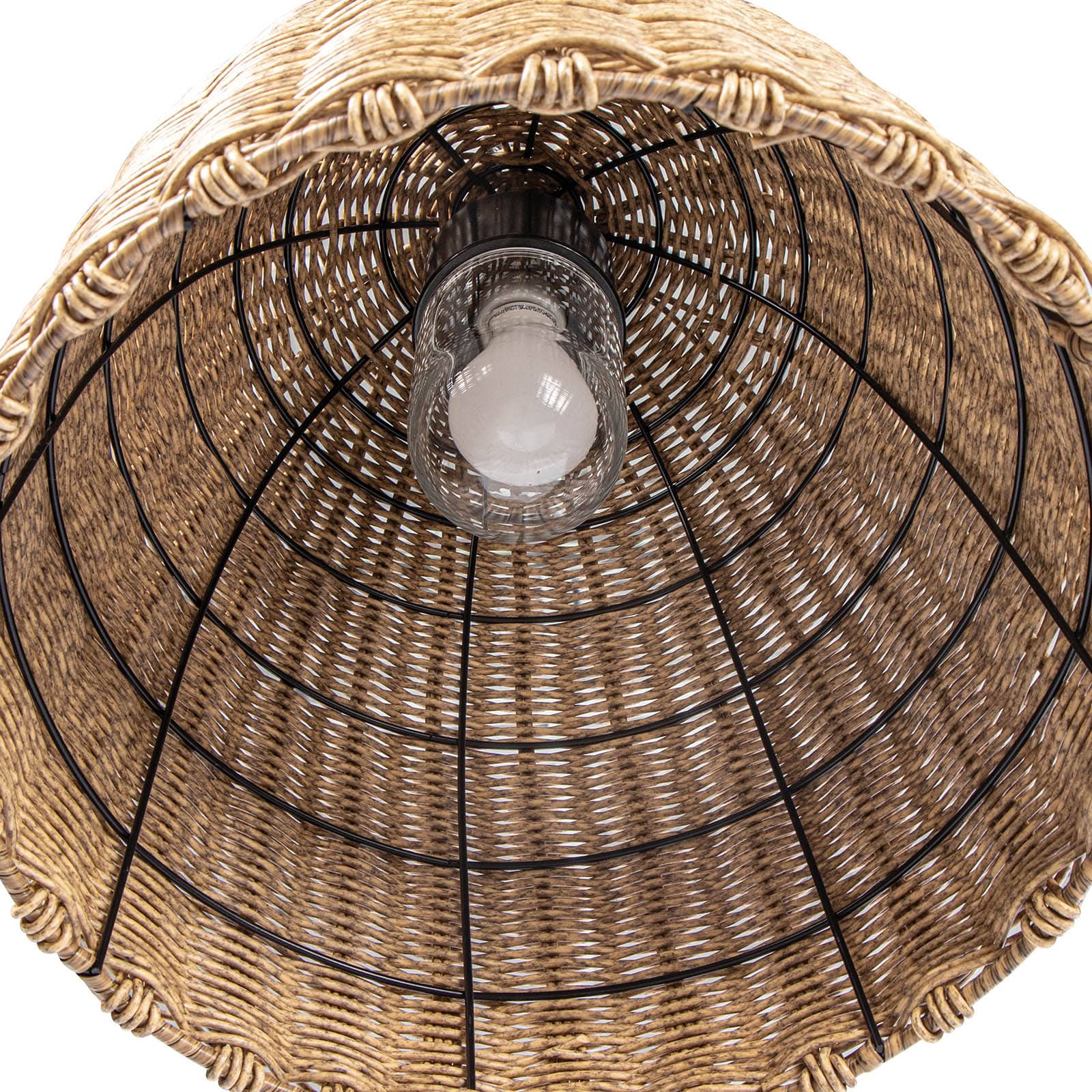 Beehive Outdoor Pendant Small Weathered Natural By Regina Andrew | Pendant Lamps | Modishstore - 5