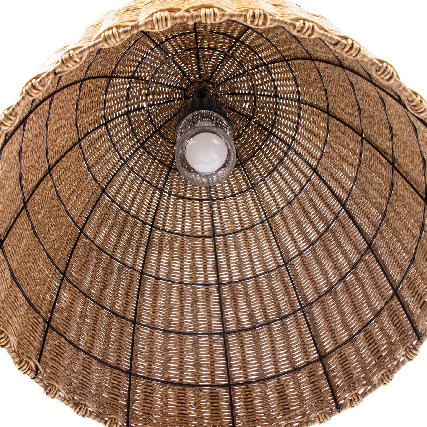 Beehive Outdoor Pendant Large Weathered Natural By Regina Andrew | Pendant Lamps | Modishstore - 5