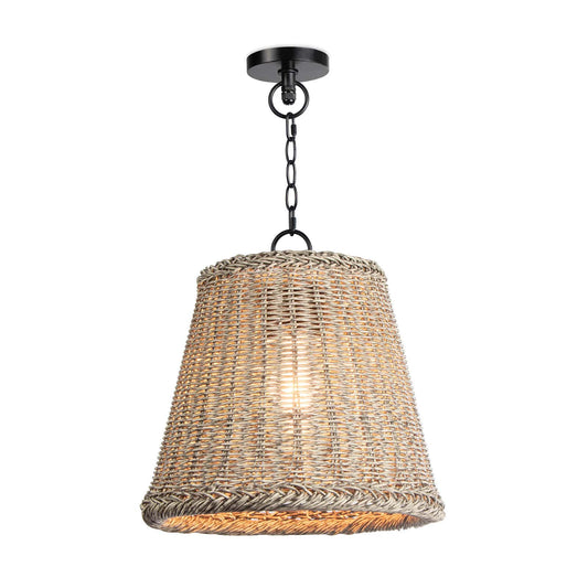Augustine Outdoor Pendant Small Weathered White By Regina Andrew | Pendant Lamps | Modishstore